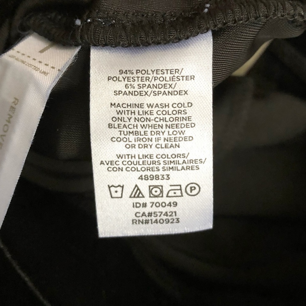 SOLD LOFT | Petite Black Velvet Leggings NWT - Picture 7 of 7